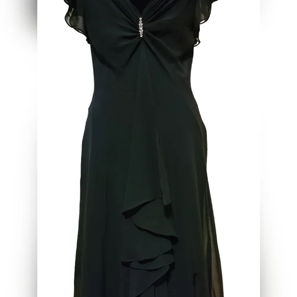 S.L. Fashions size 6 black dress - Picture 7 of 9